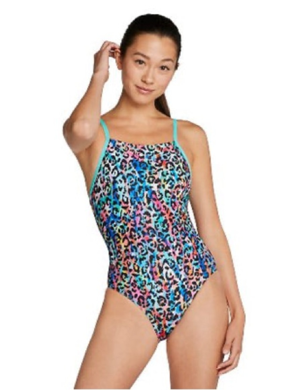 SPEEDO Women's New Turnz One Piece Swimsuit Size 10/36 - C68-029